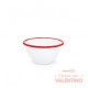 Bowl Enlozado Nonfork® Borde Rojo 14x7