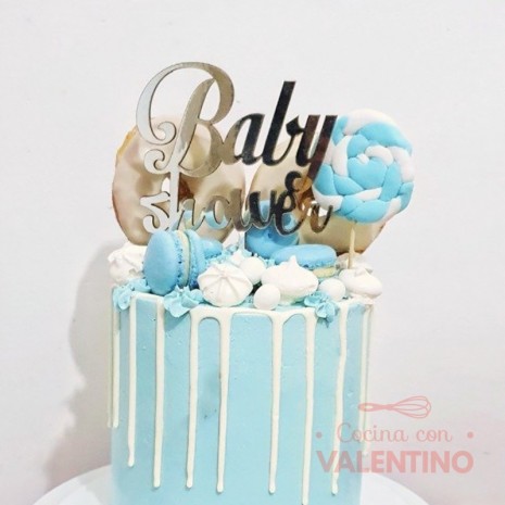 Cake Topper Baby Shower Plaqui