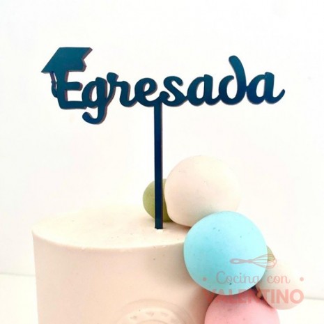 Cake Topper Egresada/Egresado Plaqui