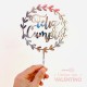 Cake Topper Plaqui Feliz Cumple Espigas