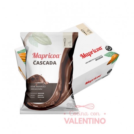 Baño para Cascada Mapricoa Semiamargo - 1 Kg - Pack 3 Un