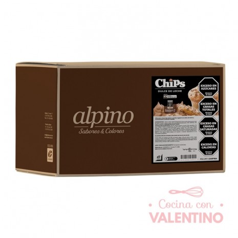 Chip Gota Alpino Dulce de Leche - 1 Kg - Pack 6 Un