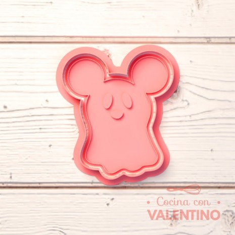 Cortante + Sello DeliPrint Mickey Fantasma