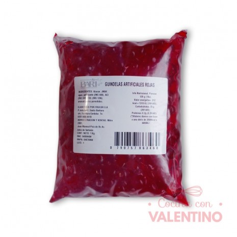 Guindelas Bari Rojas - 1 Kg