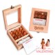 Caja de Madera 12 Boquillas Grandes Rose Gold Manga y Cupla