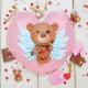 Clase de corazón relleno y pintura sobre pastillaje para San Valentín