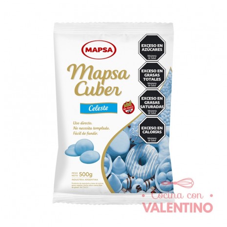 Baño de Moldeo Mapsacuber Celeste - 500 Grs