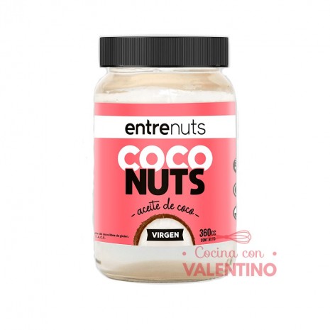 Aceite de Coco Entrenuts Virgen - 360 Grs