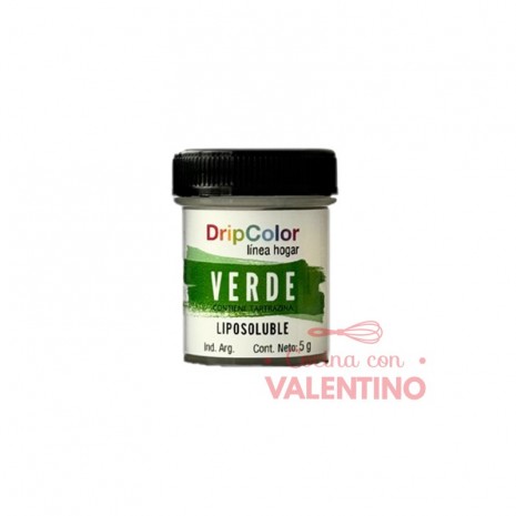 Colorante Polvo DripColor Verde - 5 Grs
