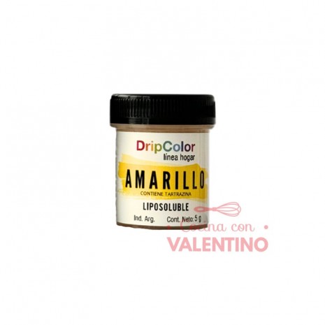 Colorante Polvo DripColor Amarillo - 5 Grs