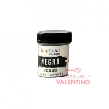Colorante Polvo DripColor Negro - 5 Grs