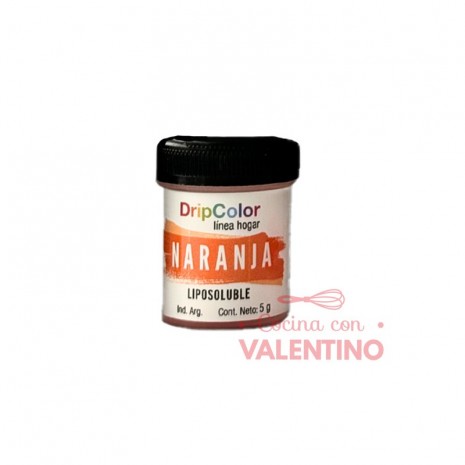 Colorante Polvo DripColor Naranja - 5 Grs