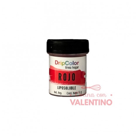 Colorante Polvo DripColor Rojo - 5 Grs