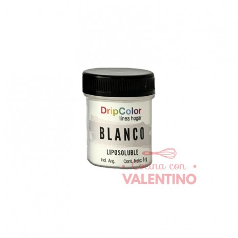 Colorante Polvo DripColor Blanco - 8 Grs