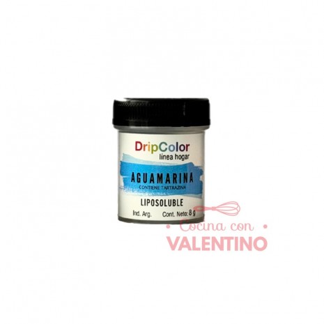 Colorante Polvo DripColor Aguamarina - 8 Grs