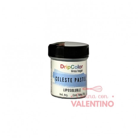 Colorante Polvo DripColor Celeste Pastel - 8 Grs