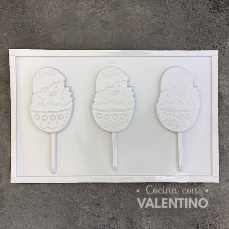 Placa Plastichok Chupetines Pollitos x 3 1617C