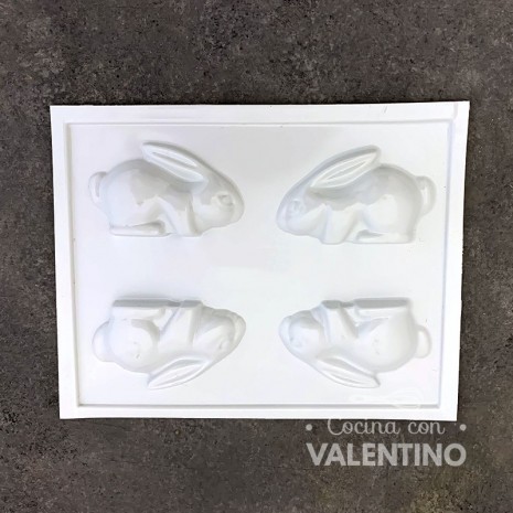 Placa Plastichok Conejos x 4 1786A