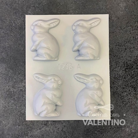 Placa Plastichok Conejos x4 1216A