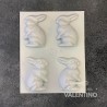 Placa Plastichok Conejos x4 1216A