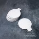 Disco Carton Pestaña Alprin Blanco 10 Cm - 10 Un