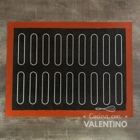 Placa de Silicona Vainilla / Eclair / Macaron