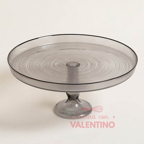 Plato Posa Torta ALTO Vidrio Ares 32x15