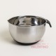 Bowl Acero Base y Asa de Silicona - 22 Cm - 4 Lt