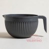 Bowl Melamina Gris con Agarradera - 3.5 Lt