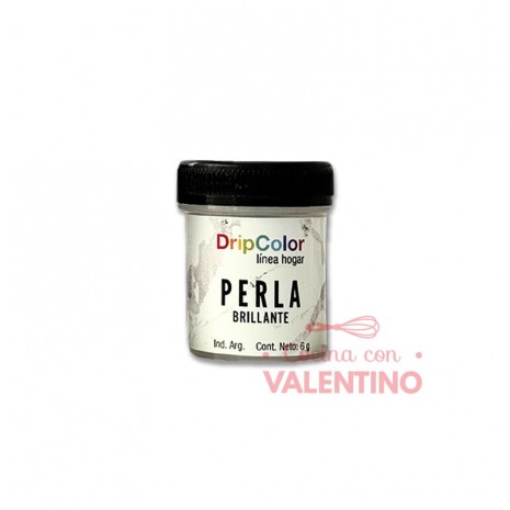 Colorante Polvo DripColor Brillante Perla Blanca - 6 Grs