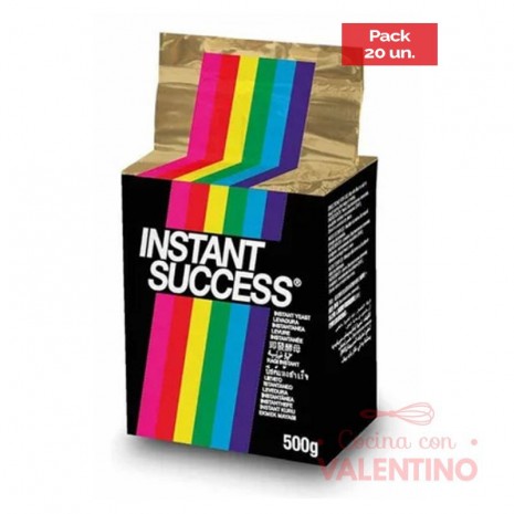 Levadura Seca Instant Success Oro (masas dulces) - 500 Grs - Pack 20 Un