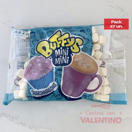 Malvavisco Buffys Mini Tradicional - 200 Grs - Pack 27 Un.
