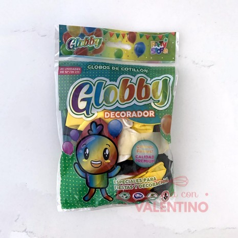 Set Globos Globby Surtido - 25 Un.