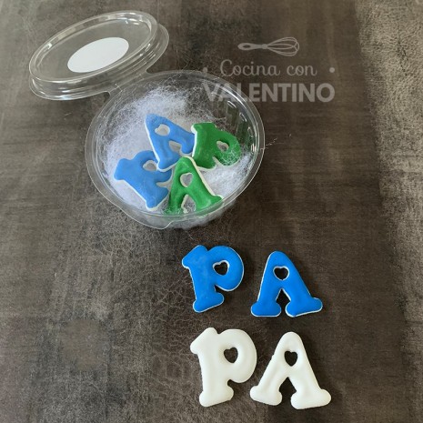 Adorno de Azucar Papa x 8
