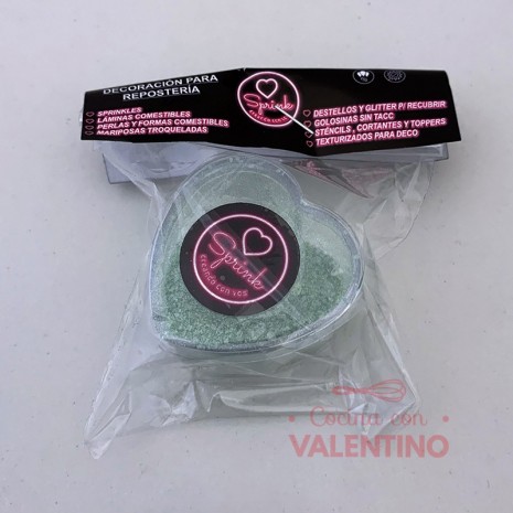 Brillo/Glitter Sprink de Azucar Verde