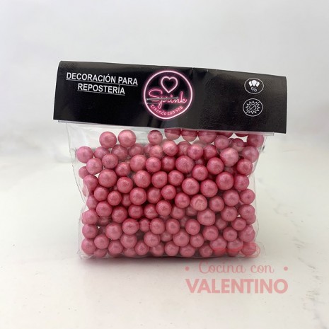 Perlas Sprink Nacaradas Rosa - 40 Grs