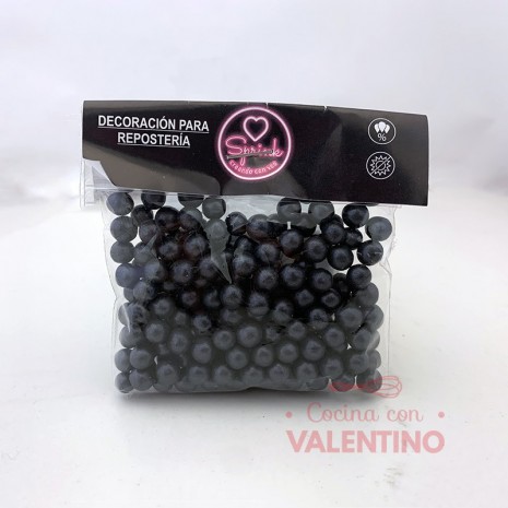 Perlas Sprink Nacaradas Negro - 40 Grs