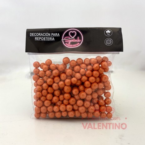 Perlas Sprink Nacaradas Naranja - 40 Grs