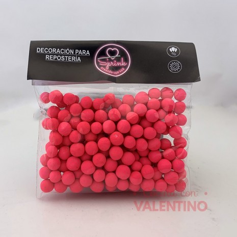 Perlas Sprink Neon Rosa - 40 Grs