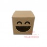 Estuche Carita Sonriente Kraft 8x8x8