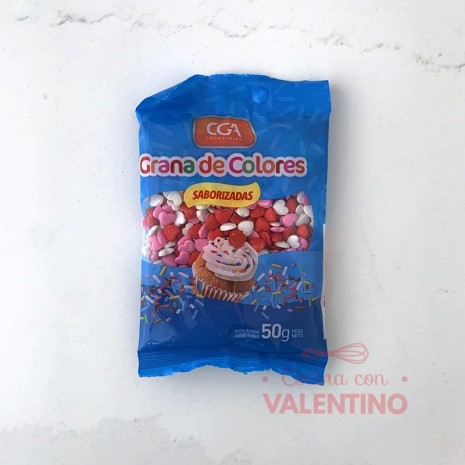 Formitas de Azucar CGA Corazones - 50 Grs