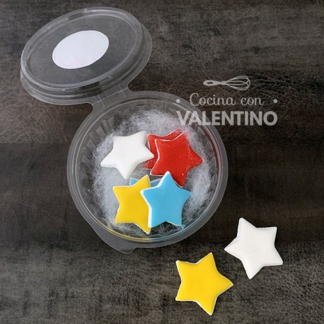 Adorno Azucar Estrellas x 8