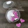 Adorno de Azucar Corazones Lila - 12u
