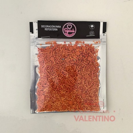 Sprinkles Color Naranja Sprink - 50 Grs