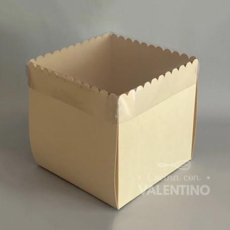 Caja Cartulina Tortas 25x25x25 cm