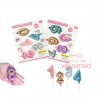 Set Placas Parpen Numeros Globo