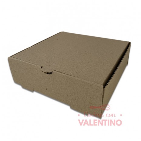 Caja Microcorrugado Marron 18 x 18 x 6cm
