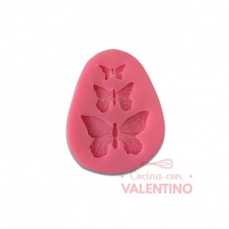 Molde Flexible Mariposas x3 - CM