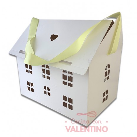 Caja Casita con Cinta 23x15x14cm