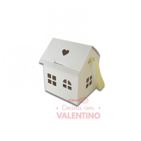Caja Casita con Cinta 10x9x9cm